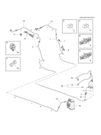22792661-Clamp, fuel inlet return pipe
