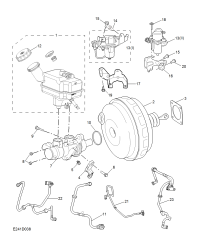 10517514-Vacuum pump assy, brake booster ((I))