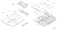 749764CL0A-Pad assy-floor, rh
