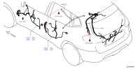 241274CL1A-Harness, l. rr. door