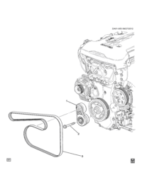 12627119-TENSIONER,DRV BELT