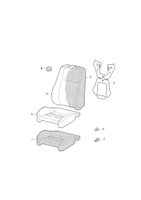 L80D881805AMCW-Back cover (textile/leather) soul (black)/brown