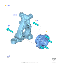 FR3Z1104F-Including ABS, tone ring is not repaired separately/rh/hub assy-wheel/bearded