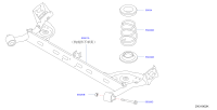 555016LA3A-Member assy-rr susp cross