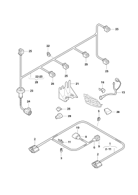 1TD971085-Harness, parking assist system control unit