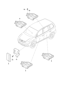 1T0959701DZ05-Motor, window regulator