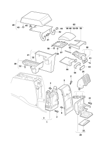 1T0864571D9P6-Cover, center console