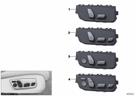 61319460180-Switch, seat adjust, rh/lh