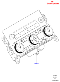 LR043602-Control assy-heater