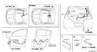 24051ED003-Harness, back door