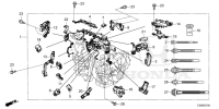 3213164AA00-HOLDER, ENGINE HARNESS (BATTERY) (FR.)