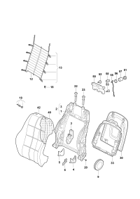 L8K0881045AG-Mount assy., back