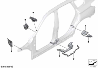 41007376133-Pillar, module B lower inner lh