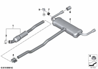 18308627274-Muffler assy-rr