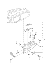 5C1857097F82V-Glove box assy-t/m