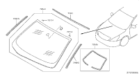 72752JN00A-MOULDING-WINDSHIELD UPPER,CENTER