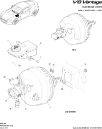 4G432B195AB-Master cylinder & vacuum booster