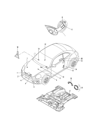 3C0010645S-Emblem, for fuel filler