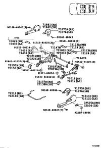 7201260051-ADJUSTER SUB-ASSY, FRONT SEAT, OUTER LH