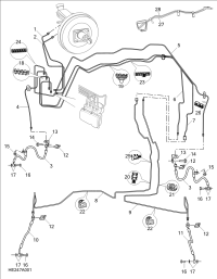 C00079652-Hose assy (r), rear brake