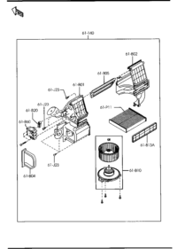 EG2161B10-Motor, blower unit