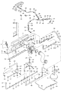 06B133201N-Joint, intake air