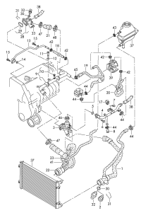 06B121132H-COOLANT FLANGE *