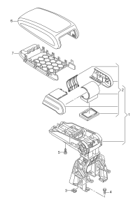 L8VD864207SE6-Armrest (textile) ghost (black)
