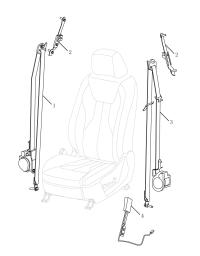 8040001700742-ASSY,RF SEAT BELT