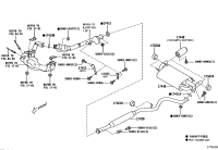 SU00301113-GASKET, EXHAUST PIPE