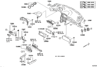 SU00301949-GARNISH, DEFROSTER NOZZLE, NO.2
