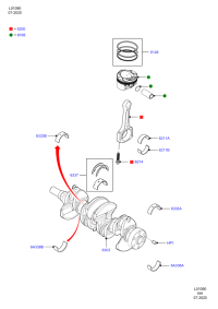 DS7G6105GC-PISTON SET