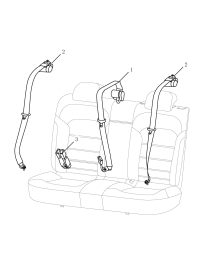 8042004300742-ASSY,REAR SEAT BELT
