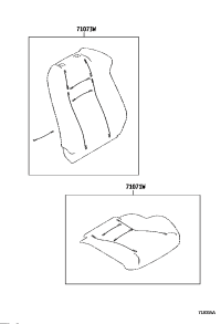 SU00301768-WIRE, FRONT SEAT BACK COVER
