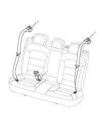 8042004200742-ASSY,RR SEAT BELT BUCKLE