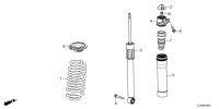 52611TZRX01-Absorber unit, r rr. Shock