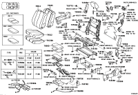 7101628030-FRAME SUB-ASSY, RR
