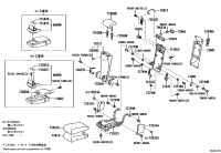 7103148040-Frame sub-assy, center seat cushion