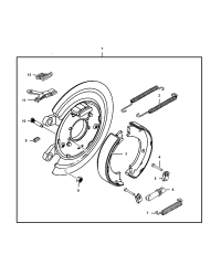 5093705AA-SPRING UPPER SHOE RETURN