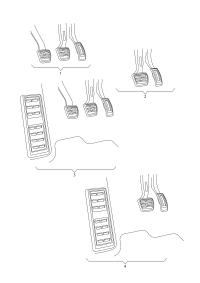 8W2064205A-1 set of pedal cover