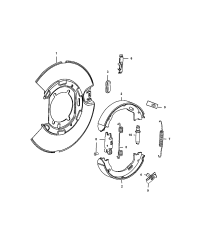 5137620AA-(^)ADAPTER DISC BRAKE CALIPER