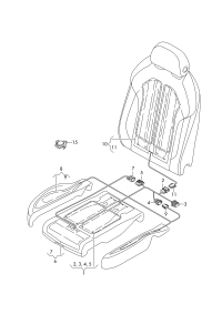 8W0963555E-Heating element-seat