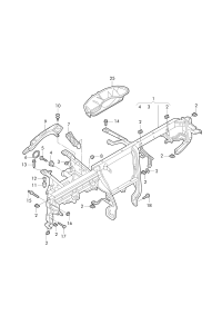 L8WD858431-Middleware, for air distributor housing