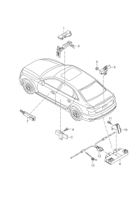 L8W1962239-Wiring, for trunk lid sensor