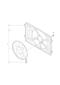 L8WD121003-Radiator fan