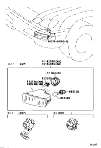 8103960020-UNIT, FRONT FOG AND TURN SIGNAL LAMP, RH