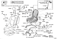 7284828030E1-CAP, SEAT ARMREST, NO.1, RH/LH