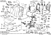 7107448C30C0-COVER, FRONT SEAT BACK, LH(FOR SEPARATE TYPE)
