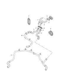 8W0819332D-Coolant hose