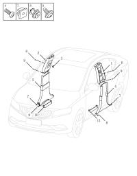 6057002700742-Cover, l. fr. seatbelt lwr (black)